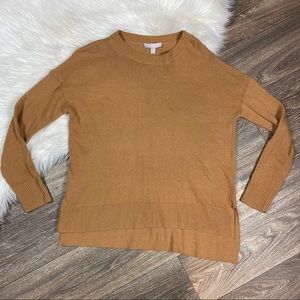 Chelsea28 Mustard Yellow Crewneck Sweater